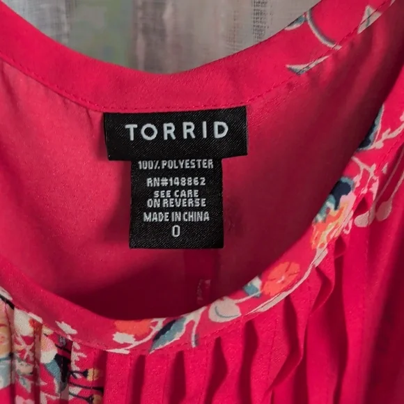 Torrid Floral Tank Top - Picture 2 of 3
